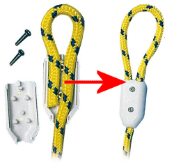 Osculati Plastic Clamps for Rope Splicing - Pack of 2 - Image 2