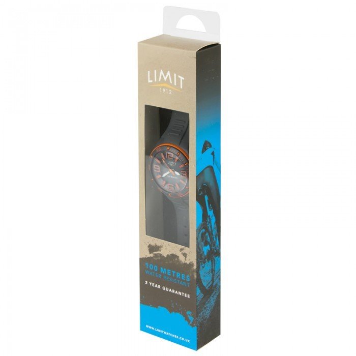 Limit Sports Watch Grey/Orange - Image 2