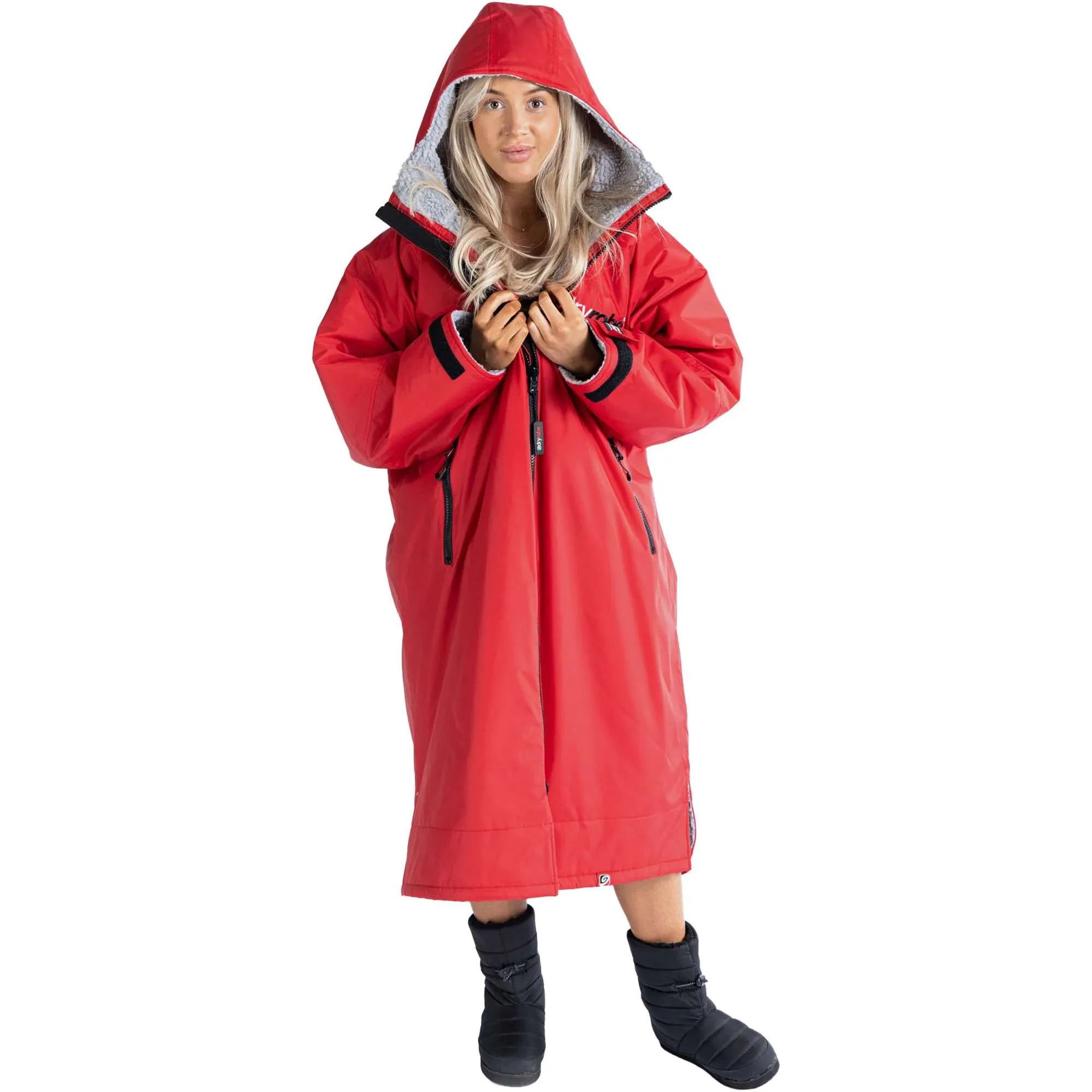 Dryrobe Advanced Long Sleeved - Black/Red - Image 12
