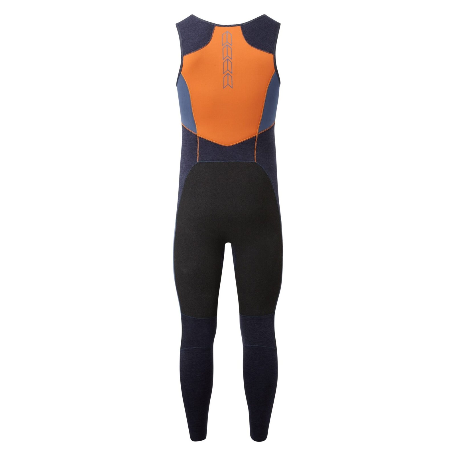 Gill Mens Race FireCell Skiff Wetsuit | Dark Denim/Orange - Image 2