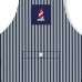 Lighthouse Nautical Apron - Navy Stripe with Red Accents - Image 2