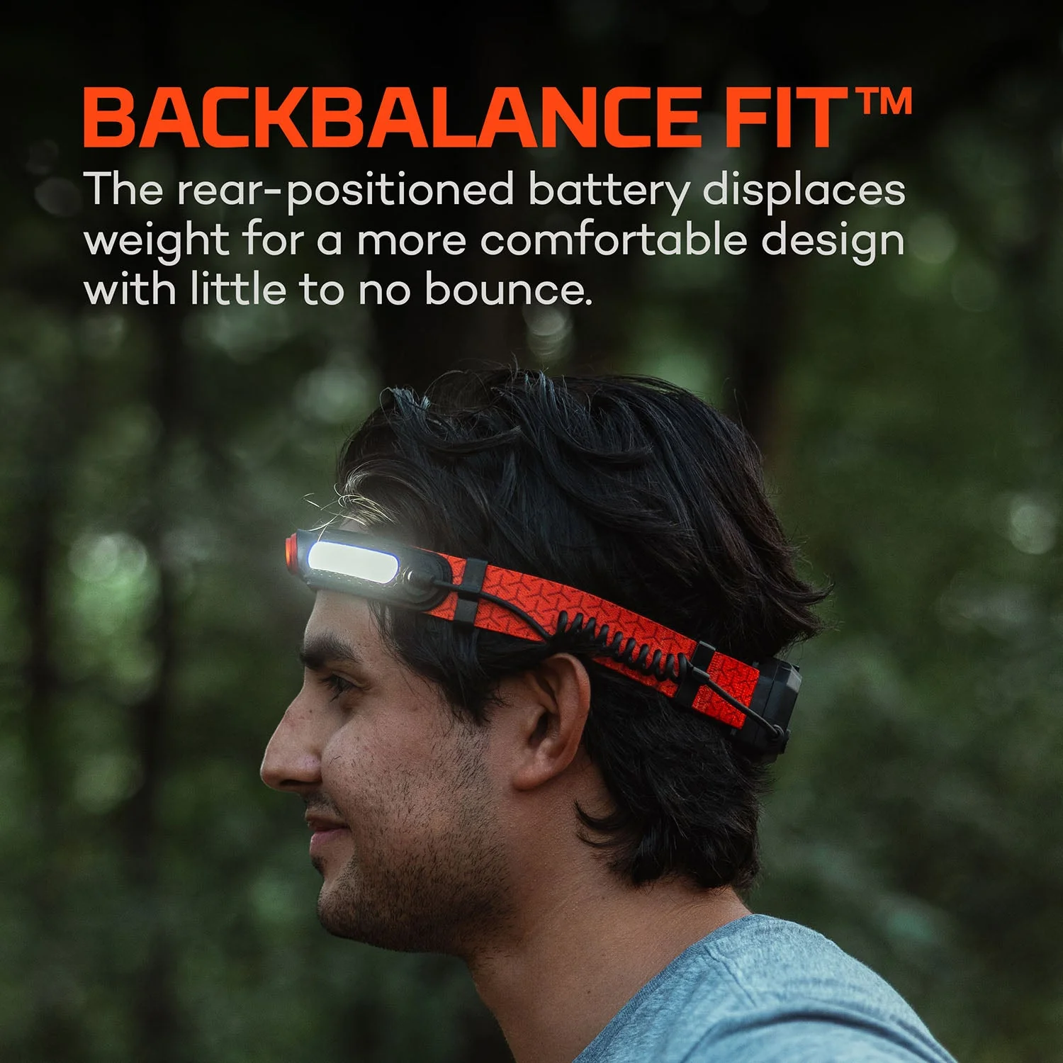 NEBO Curvbeam 600 Flex 180° Rechargeable Head Torch - Image 6