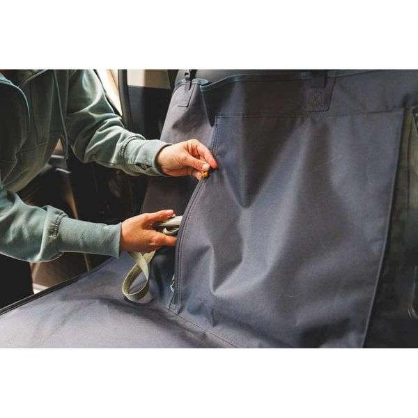 Ruffwear Dirtbag Dog Car Seat Cover in Basalt Grey - Image 9