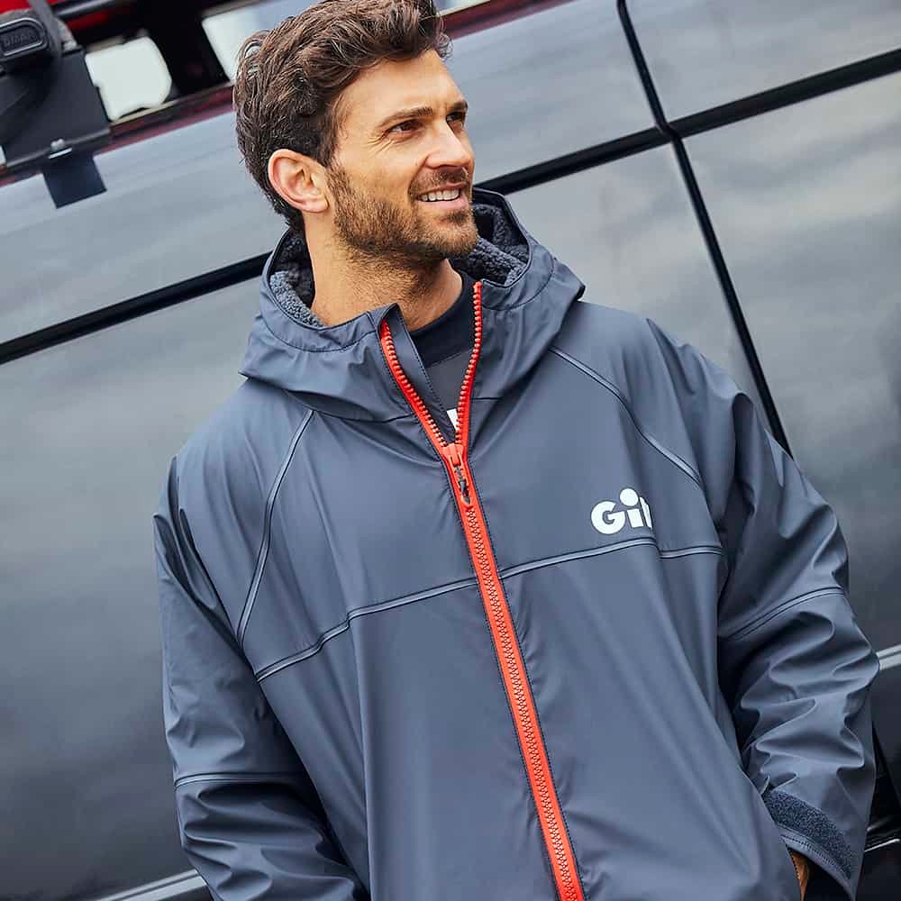 Gill Aqua Parka Changing Robe - Graphite - Image 4